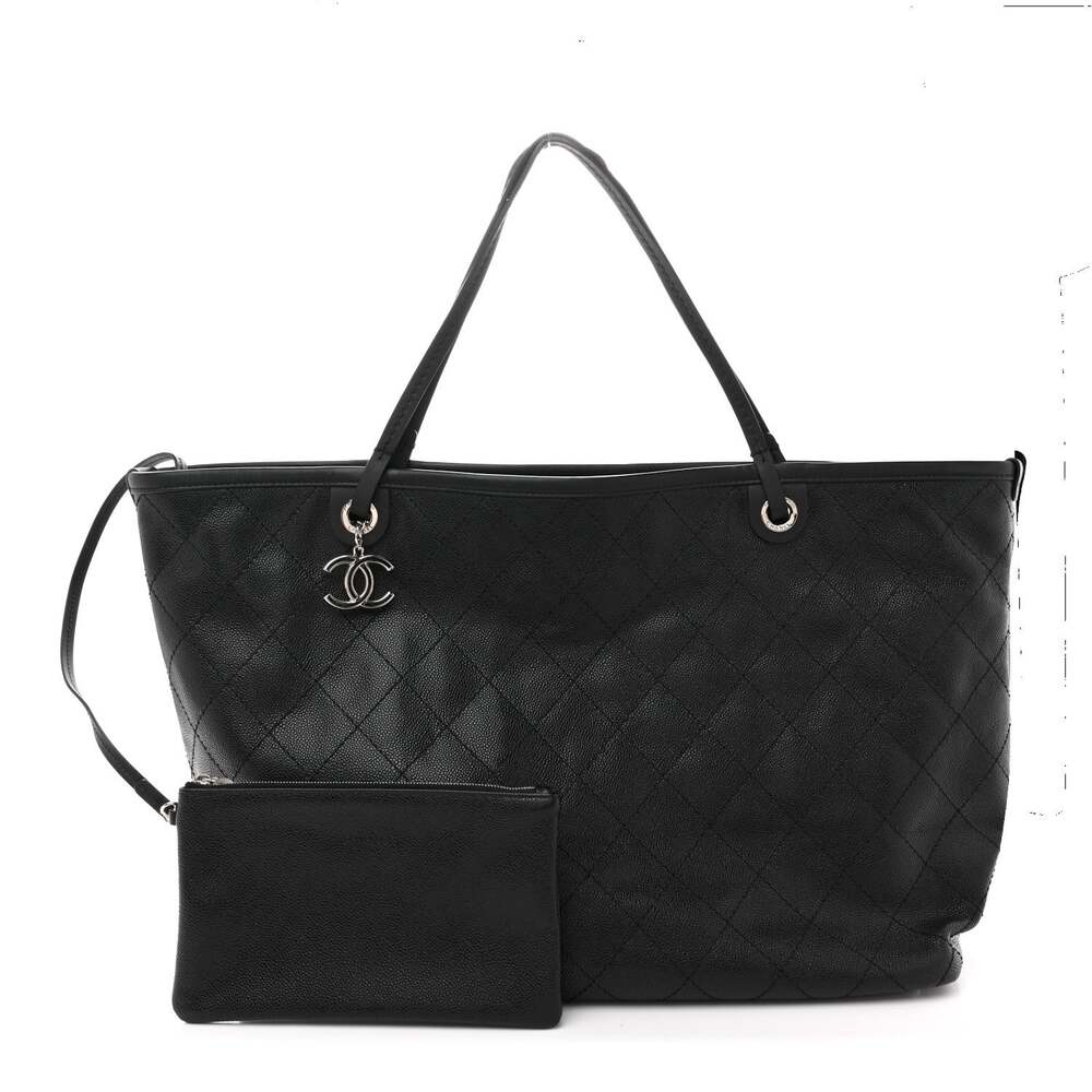Chanel Grained Calfskin Large Shopping #259310C19B - Picture 2 of 13